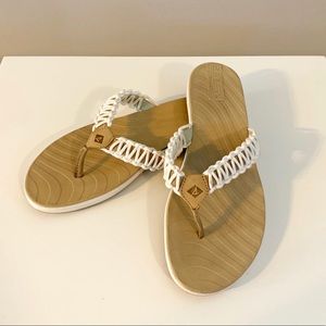 Sperry Topsider: Braided Flip Flops